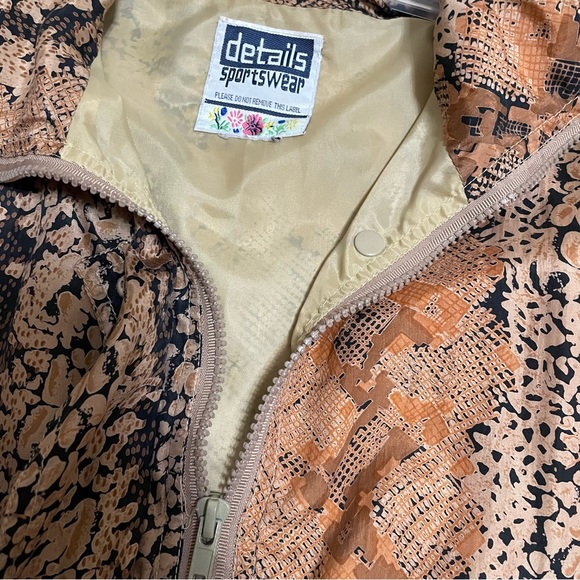 Vintage Oversized MultiPattern Sporty Jacket - Picture 2 of 9